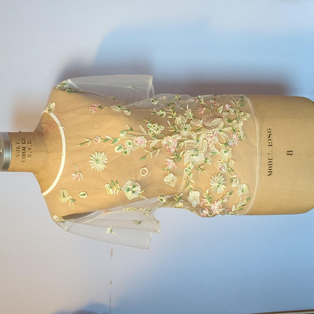 Sheer Floral Mesh top